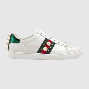 Gucci ace studded sneakers